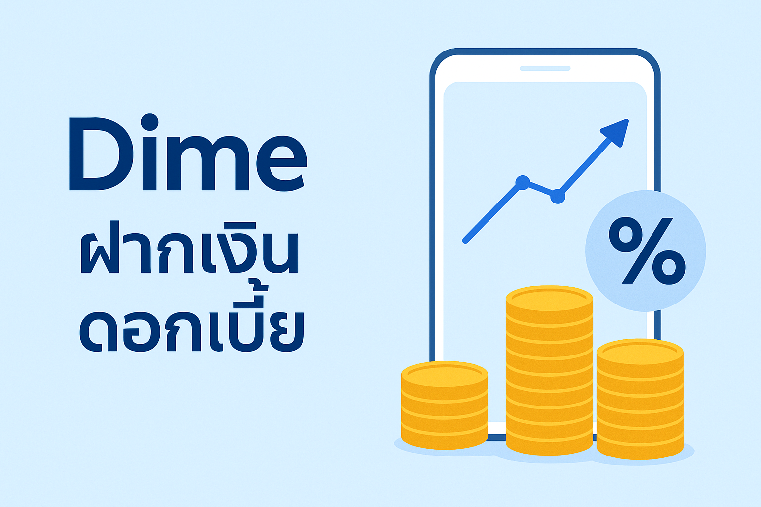 Dime ฝากเงิน ดอกเบี้ย
