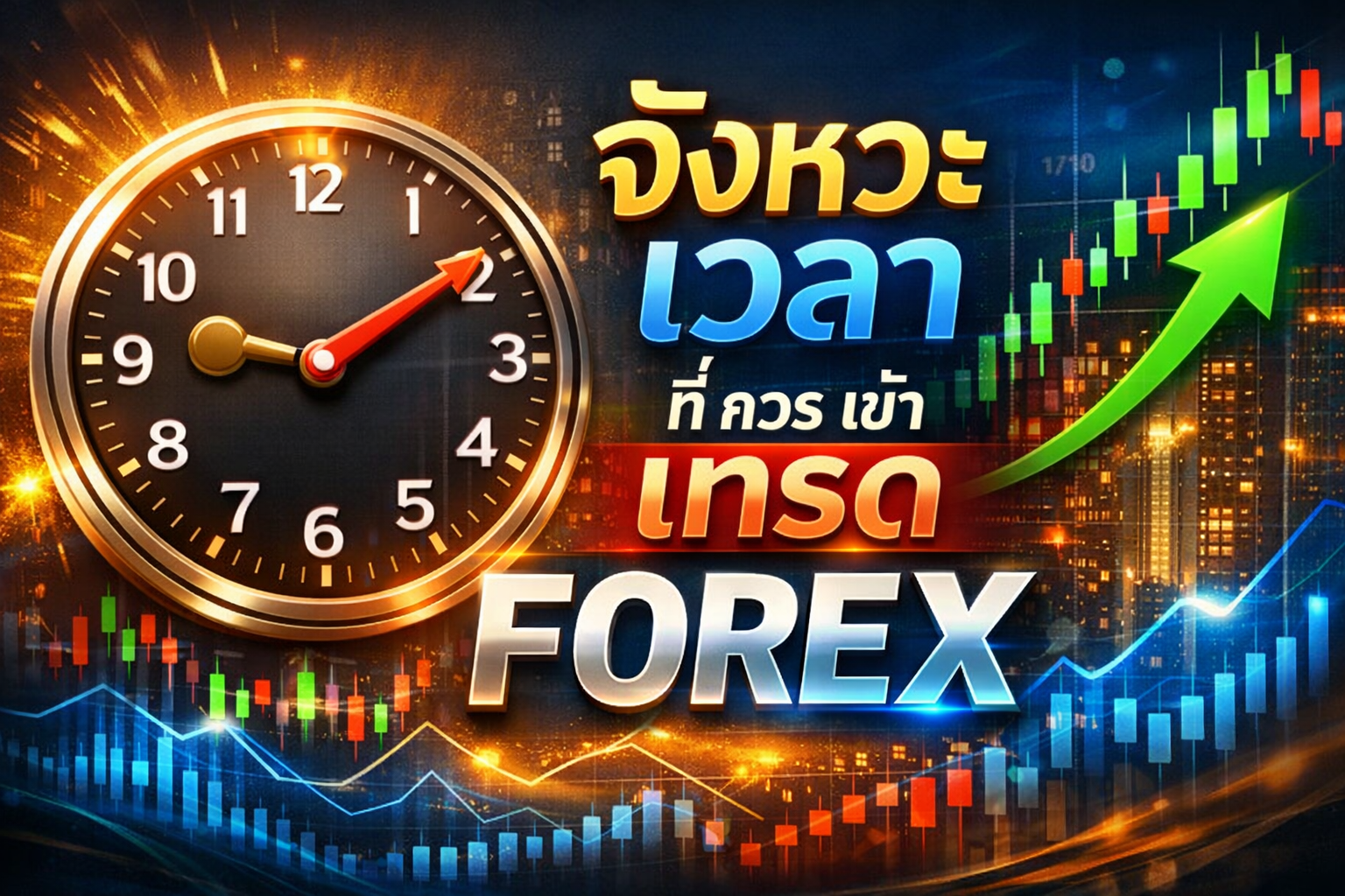 จังหวะ เวลา ที่ ควร เข้า เทรด forex