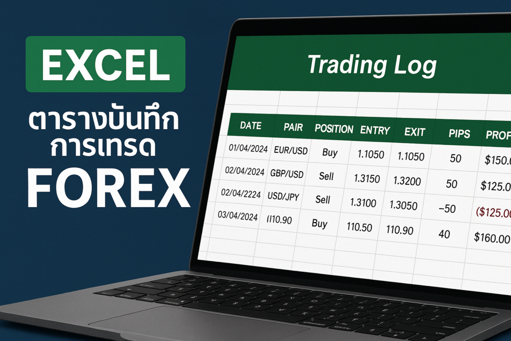 excel ตาราง บันทึก การ เทรด forex