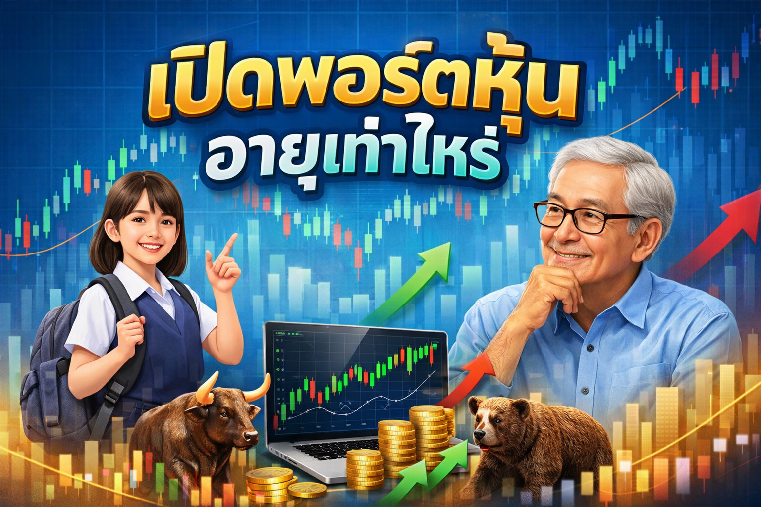 เปิดพอร์ตหุ้น อายุเท่าไหร่