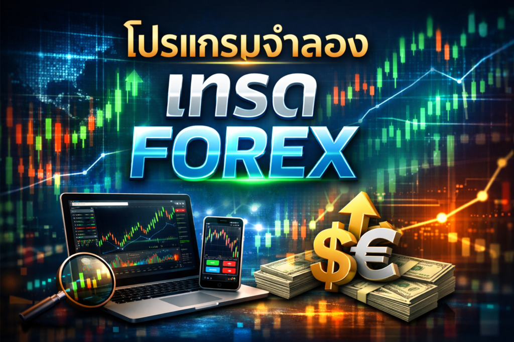 โปรแกรมจำลอง เทรด forex