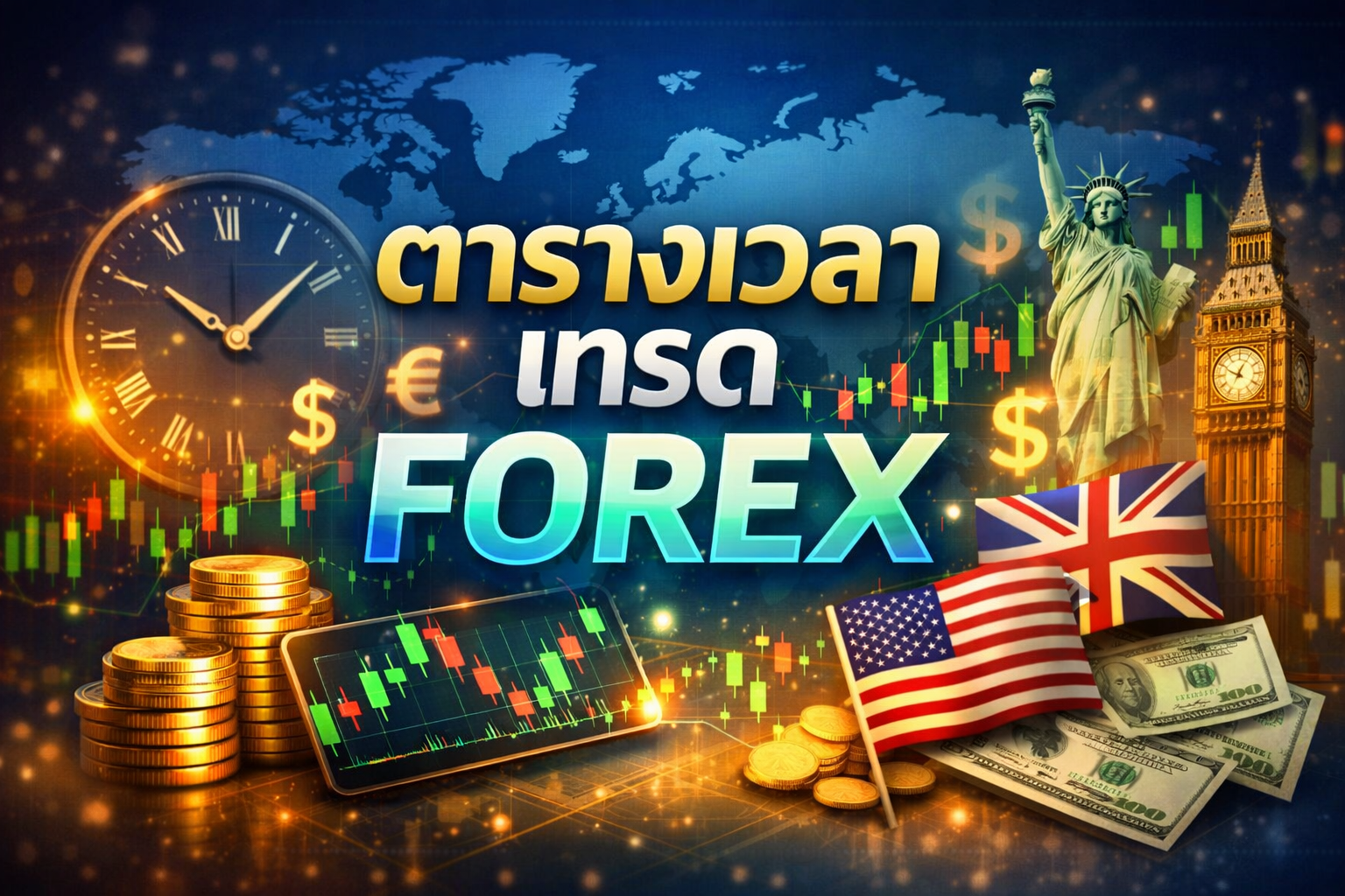 ตารางเวลา เทรด forex