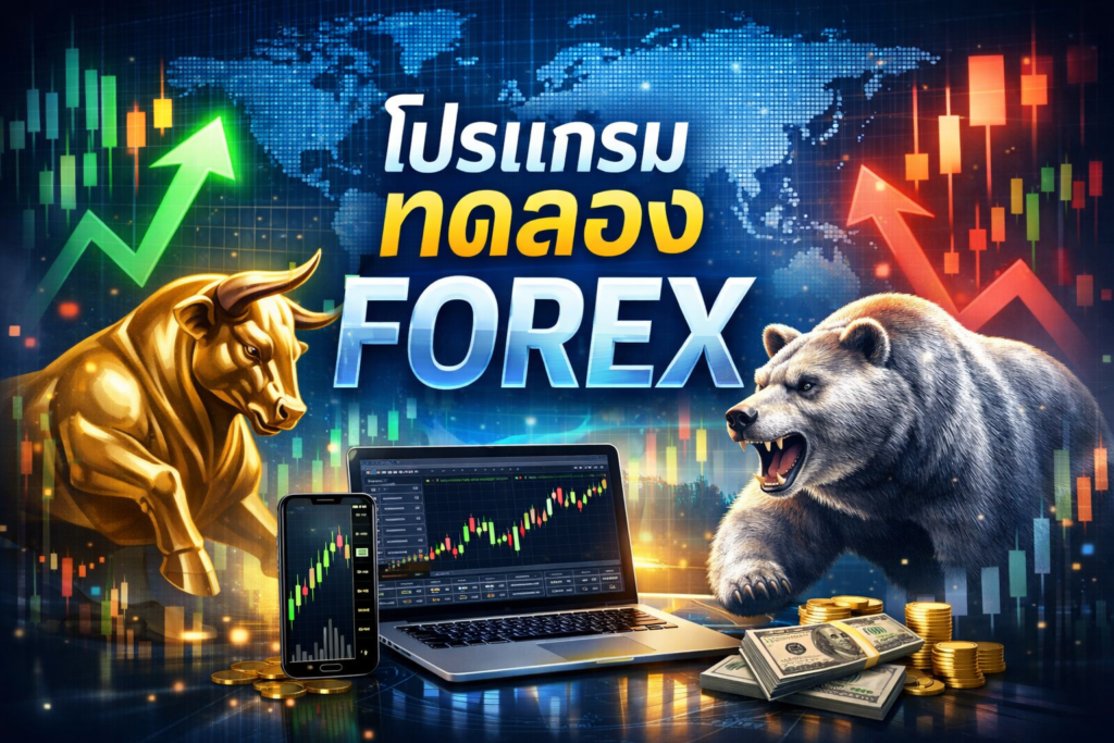 โปรแกรม ทดลอง เทรด forex