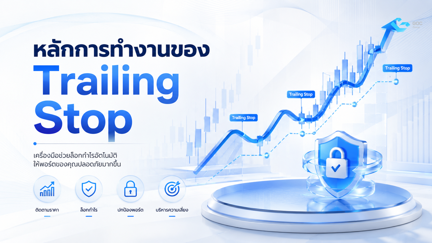 หลักการทำงานของ Trailing stop
